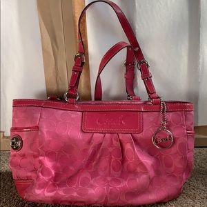 y2k pink coach bag
